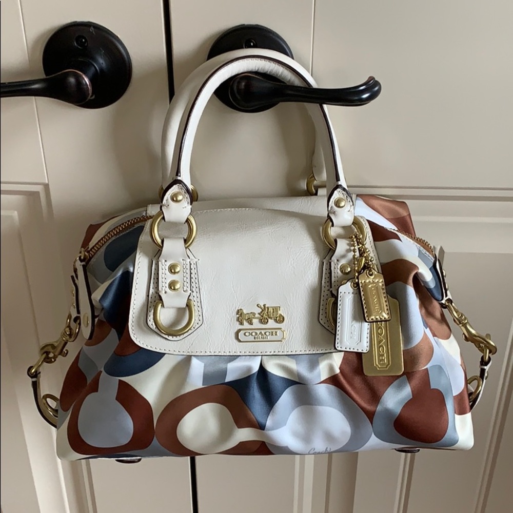 Coach Madison Op Art Sabrina Convertible Satchel